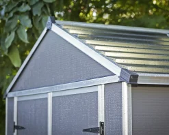 Canopia Gerätehaus Rubicon Alu grau 379 x 185 cm