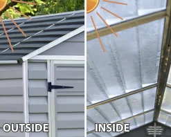 Canopia Gerätehaus Skylight Shed 6x10 175 x 302 x 171 cm
