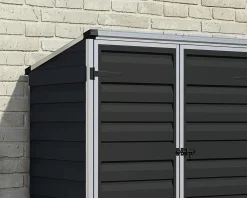 Canopia Gerätehaus Voyager Alu grau 90 x 139 cm