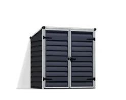 Canopia Gerätehaus Voyager Alu grau 90 x 139 cm