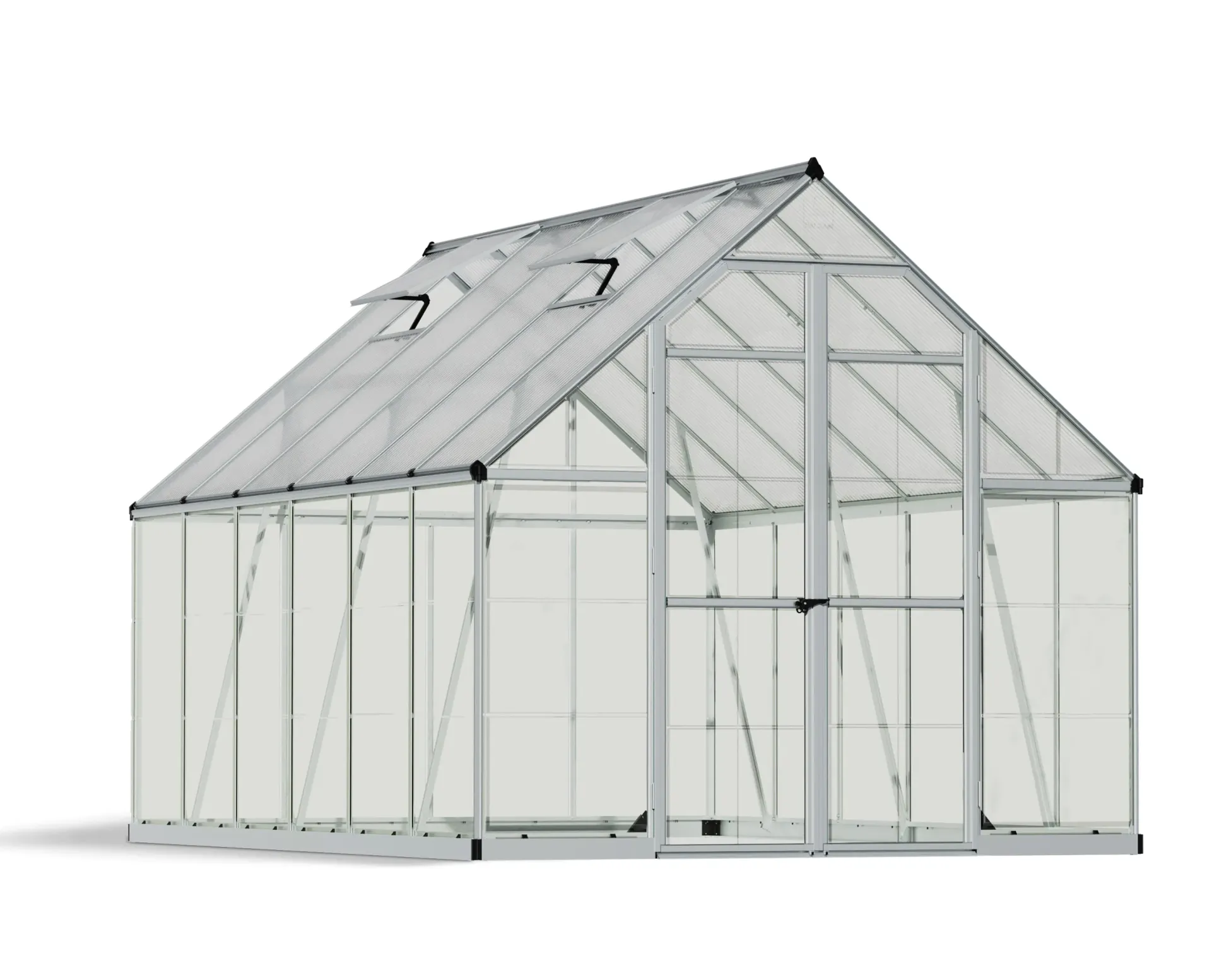 Canopia Gewächshaus Balance Alu silber 367 x 244 cm