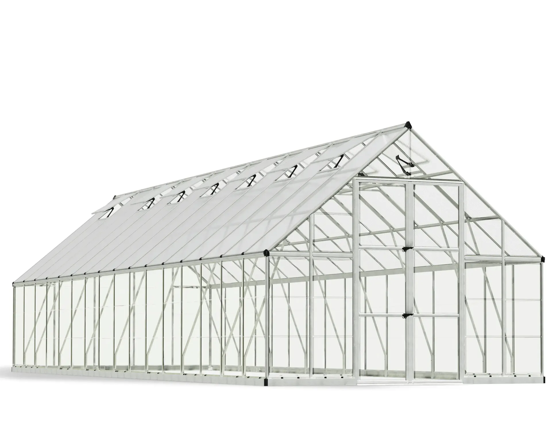 Canopia Gewächshaus Balance Alu silber 964 x 304 cm