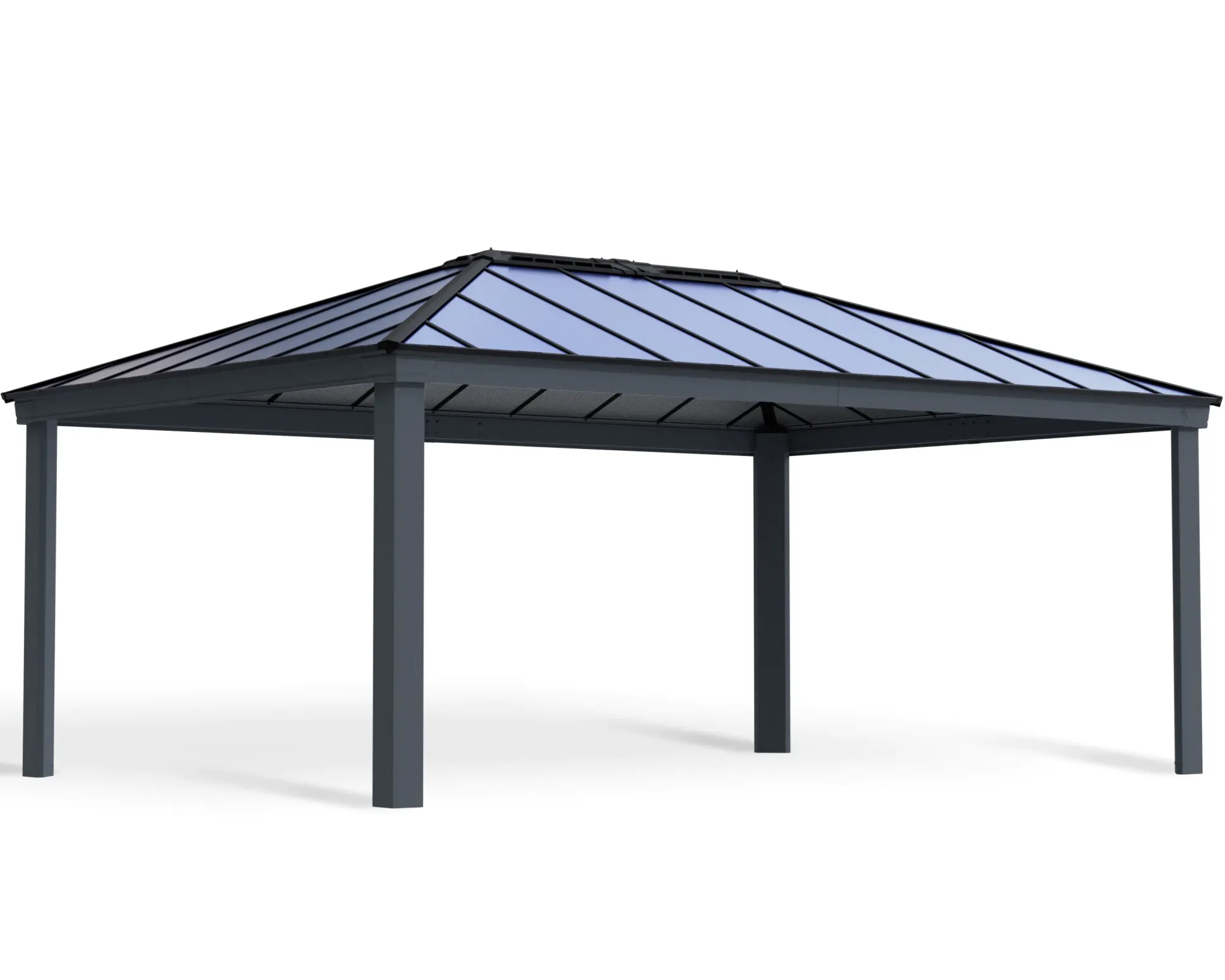 Canopia Pavillon Dallas 612 x 426 cm Aluminium anthrazit
