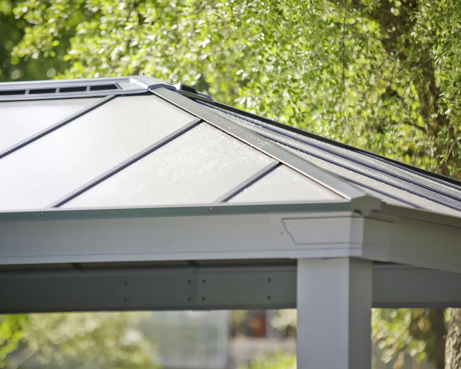 Canopia Pavillon Dallas 4300 - 426 x 364 cm grau