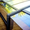 Canopia Poolüberdachung Majorca, 8,74 x 4,7 m, grau Aluminiumrahmen mit Polycarbonatplatten