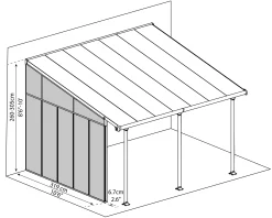 Canopia Seitenwand Feria 319 x 260 cm (BxH)