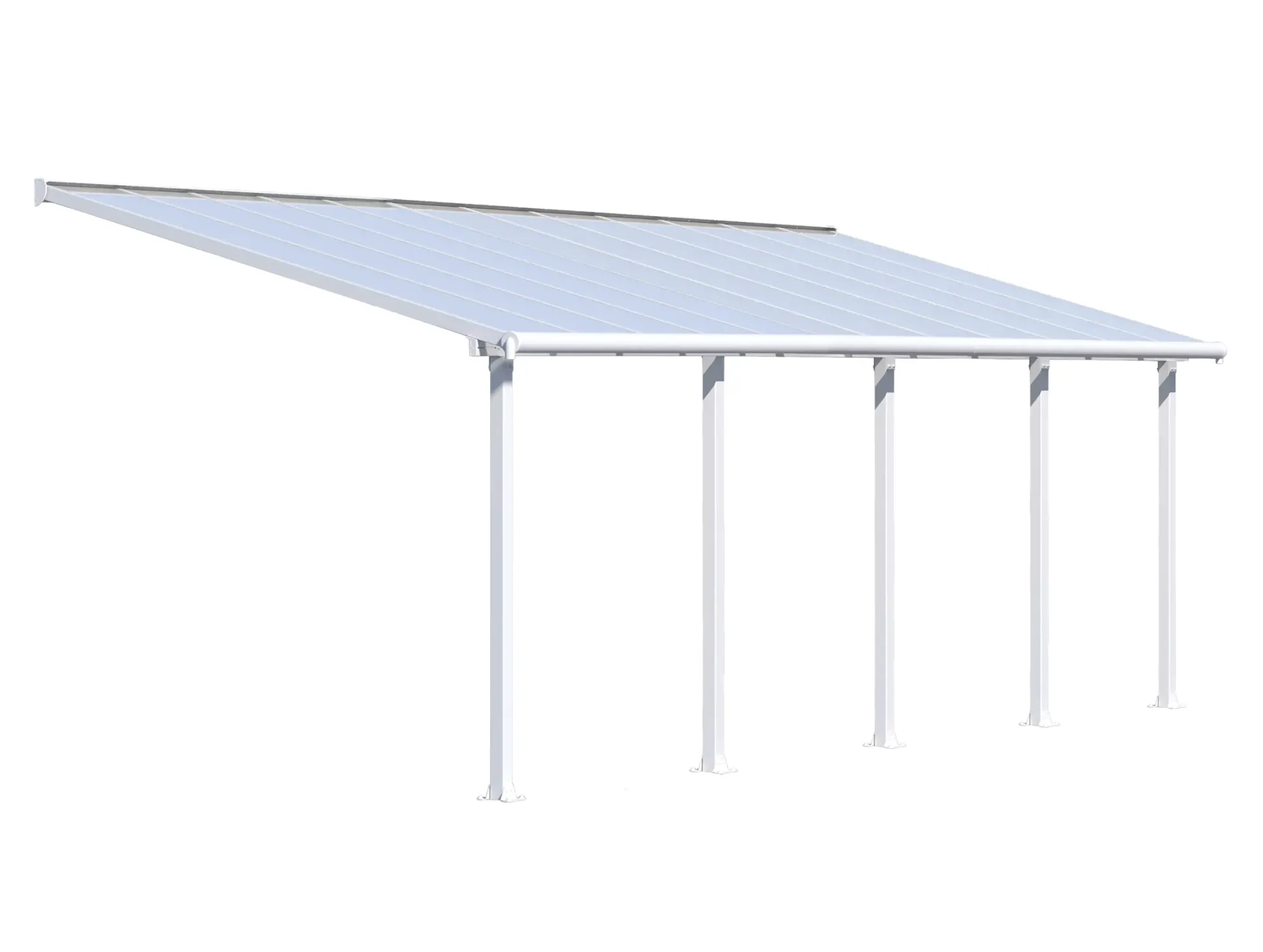Canopia Terrassenüberdachung Olympia 3x7.3 weiß