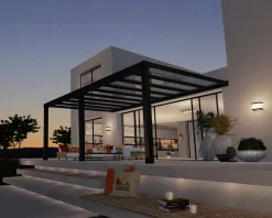 Canopia Terrassenüberdachung Stockholm 660 x 330,5 cm anthrazit