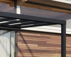 Canopia Terrassenüberdachung Stockholm 660 x 330,5 cm anthrazit
