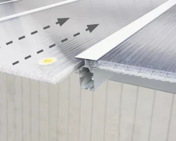 Canopia Terrassenüberdachung Olympia 3X3 weiß