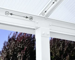 Canopia Terrassenüberdachung Olympia 3X3 weiß