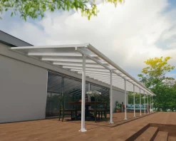 Canopia Terrassenüberdachung Feria 1276 x 380 cm weiß