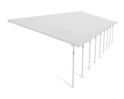 Canopia Terrassenüberdachung Feria 1276 x 380 cm weiß
