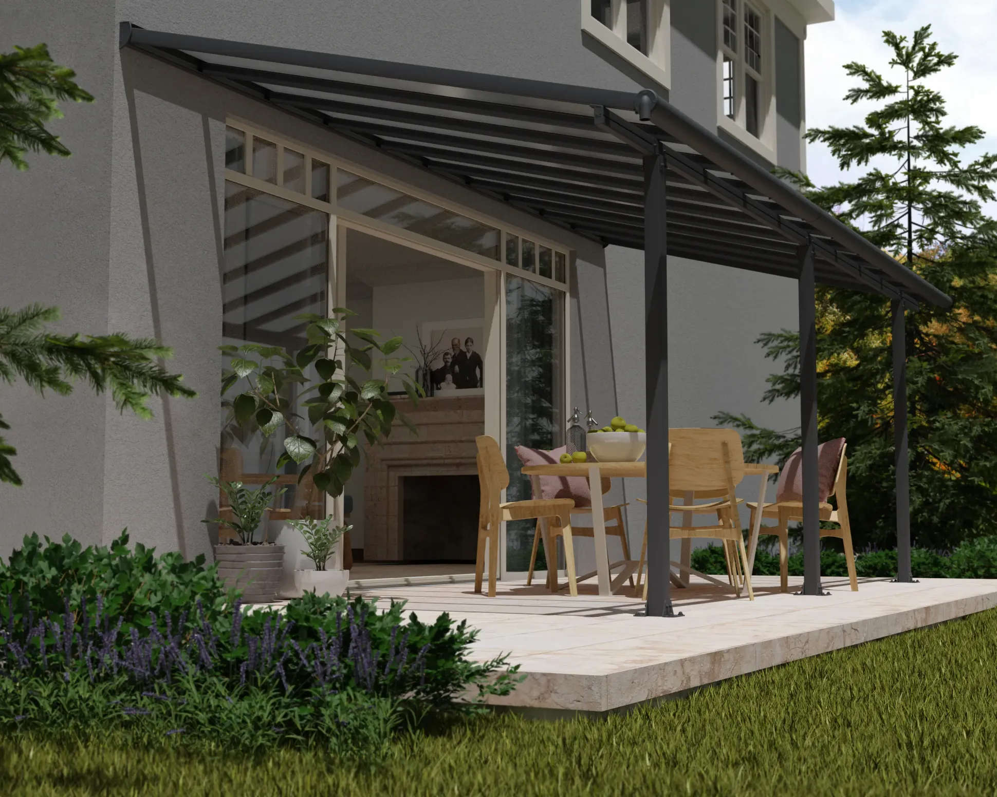 Canopia Terrassenüberdachung Olympia 3x6.1