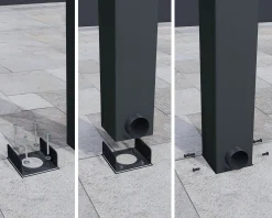 Canopia Terrassenüberdachung Stockholm 515 x 330,5 cm anthrazit