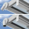Canopia Terrassenüberdachung Olympia 3x9.2 weiß