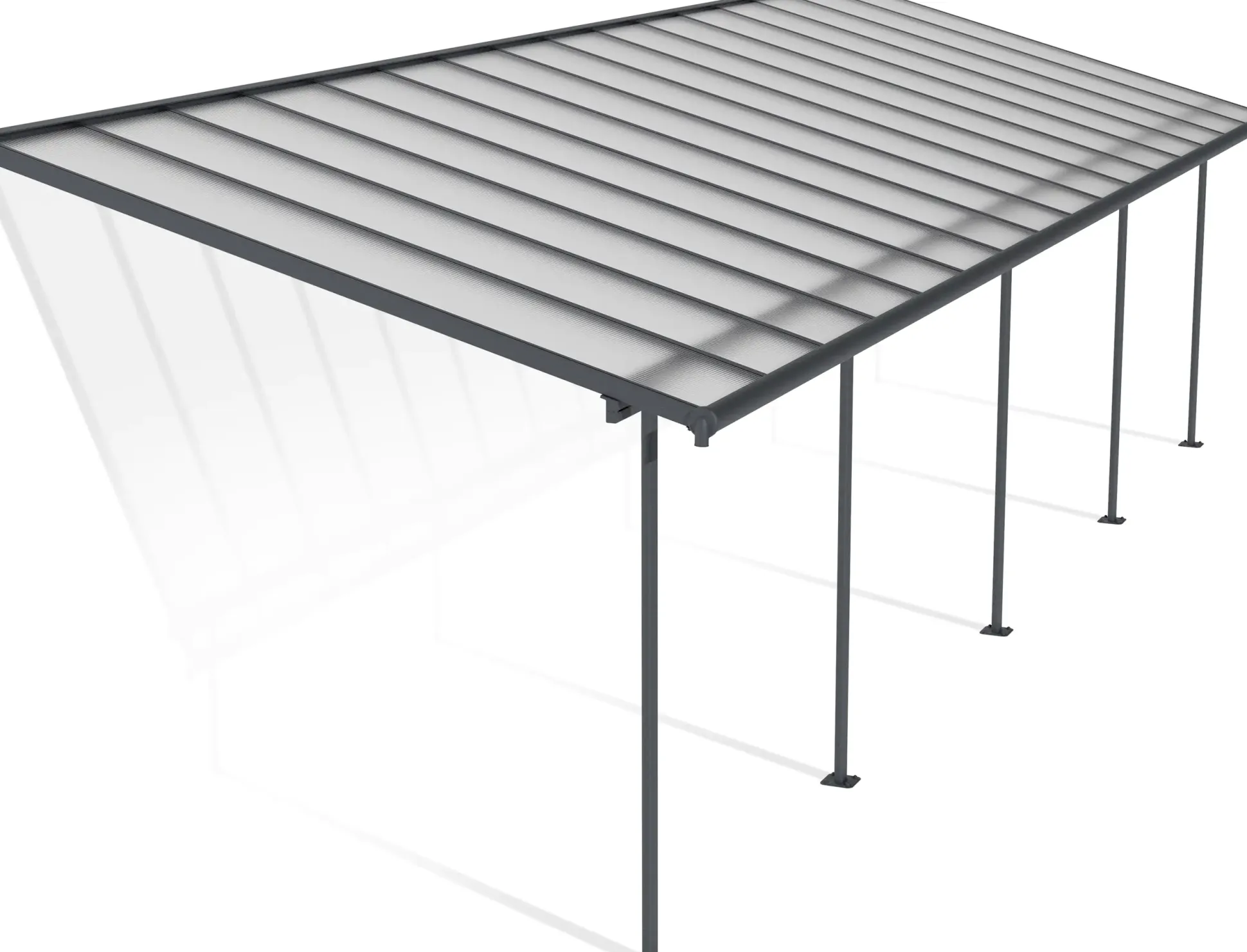 Canopia Terrassenüberdachung Sierra 971 x 295 cm anthrazit