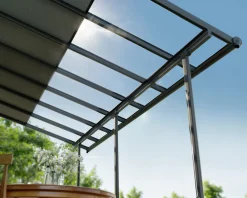 Canopia Terrassenüberdachung Sierra Cabrio 619 x 295 cm grau