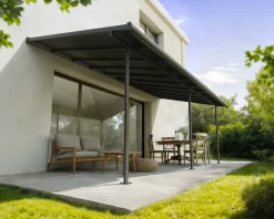 Canopia Terrassenüberdachung Sierra Cabrio 619 x 295 cm grau