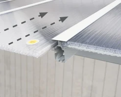 Canopia Terrassenüberdachung Olympia 3x6.1 weiß