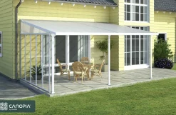 Canopia Terrassenüberdachung Feria 606 x 380 cm weiß