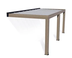 Canopia Terrassenüberdachung Helsinki Holz 600 x 294 cm braun
