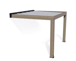 Canopia Terrassenüberdachung Helsinki Holz 340 x 294 cm braun