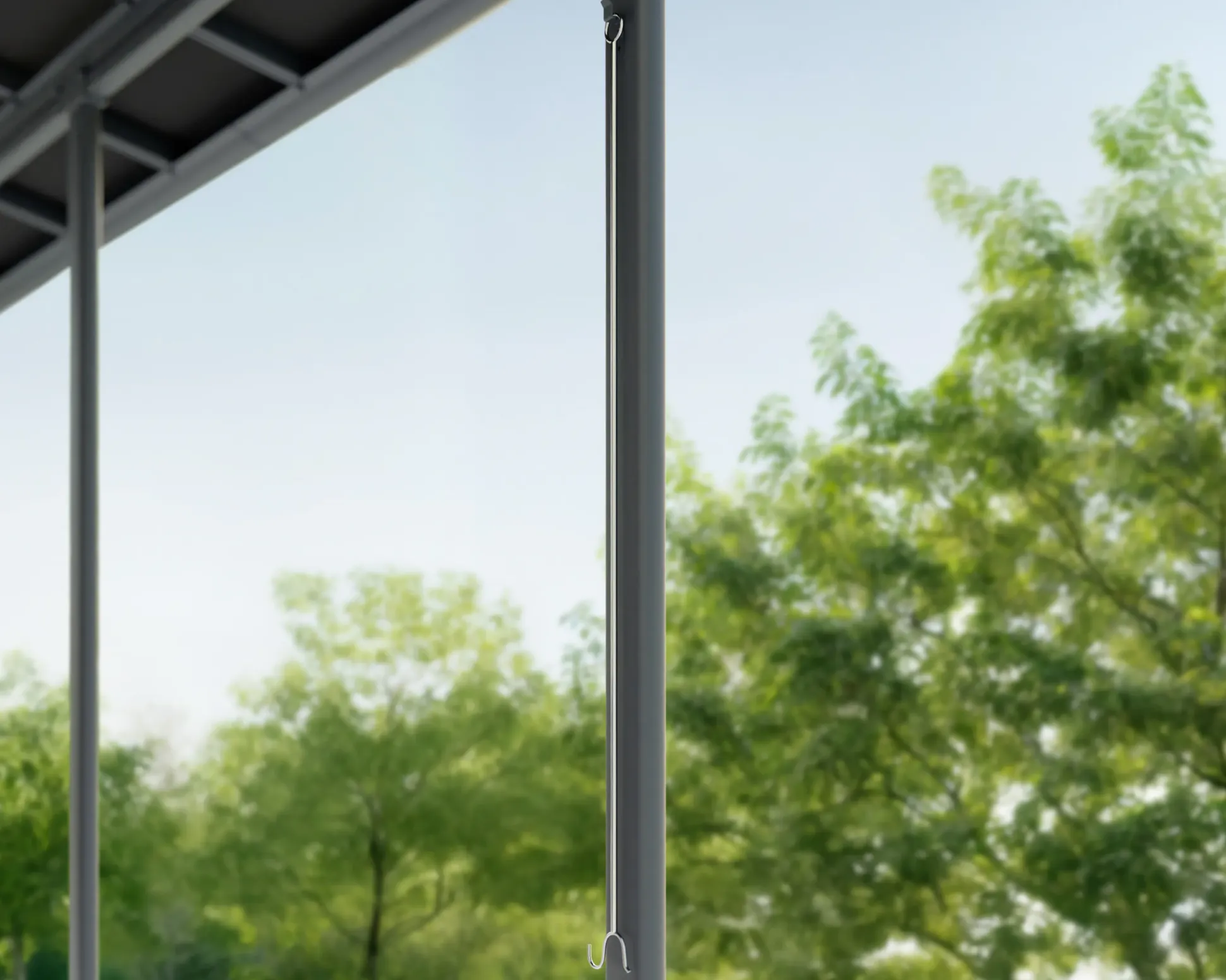 Canopia Terrassenüberdachung Sierra Cabrio 434 x 295 cm grau