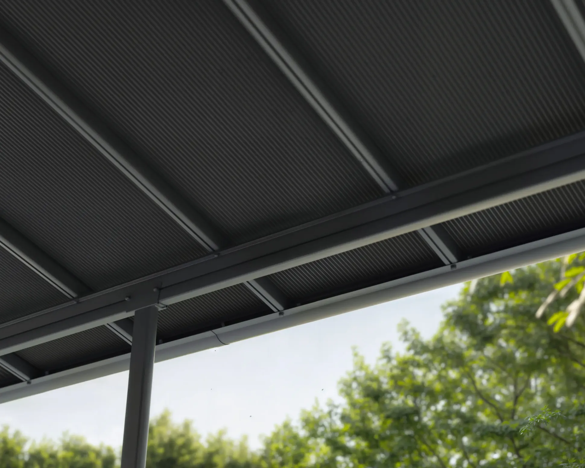 Canopia Terrassenüberdachung Sierra Cabrio 434 x 295 cm grau