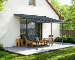 Canopia Terrassenüberdachung Sierra Cabrio 434 x 295 cm grau