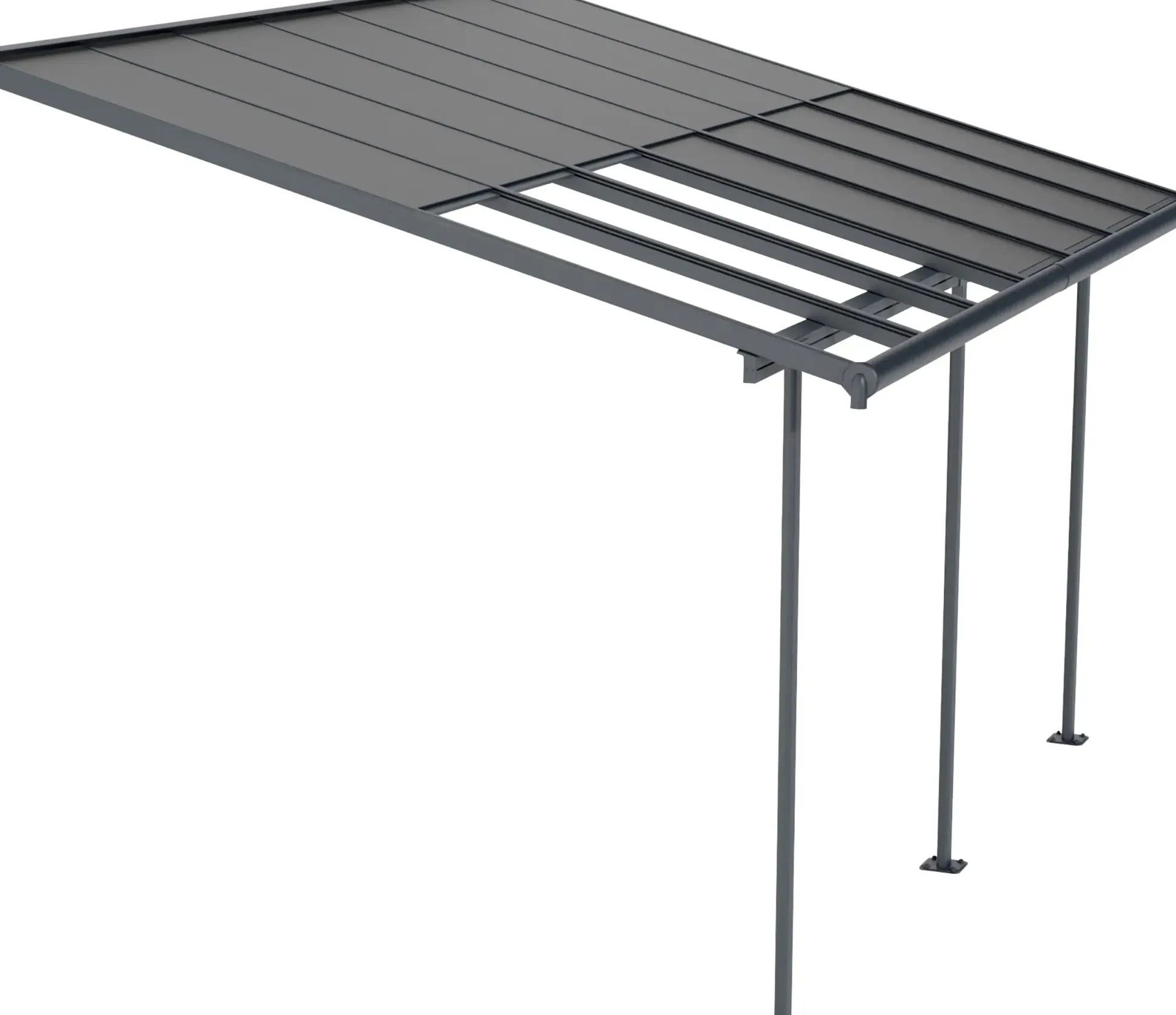Canopia Terrassenüberdachung Sierra Cabrio 434 x 295 cm grau