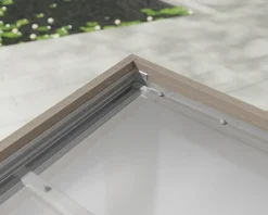 Canopia Terrassenüberdachung Helsinki Holz 990 x 294 cm braun