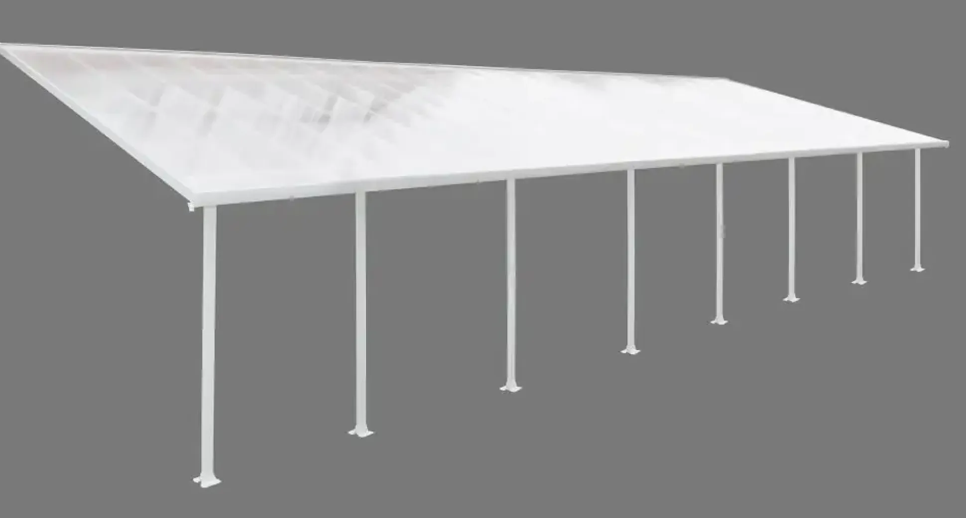 Canopia Terrassendach 1275 x 400 cm weiß