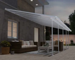 Canopia Terrassendach 787 x 400 cm weiß