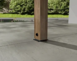 Canopia Terrassenüberdachung Helsinki Holz 860 x 294 cm braun