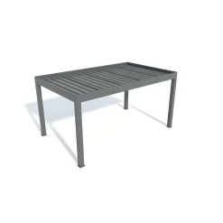 Carport Grandlux 400 x 500 cm grau