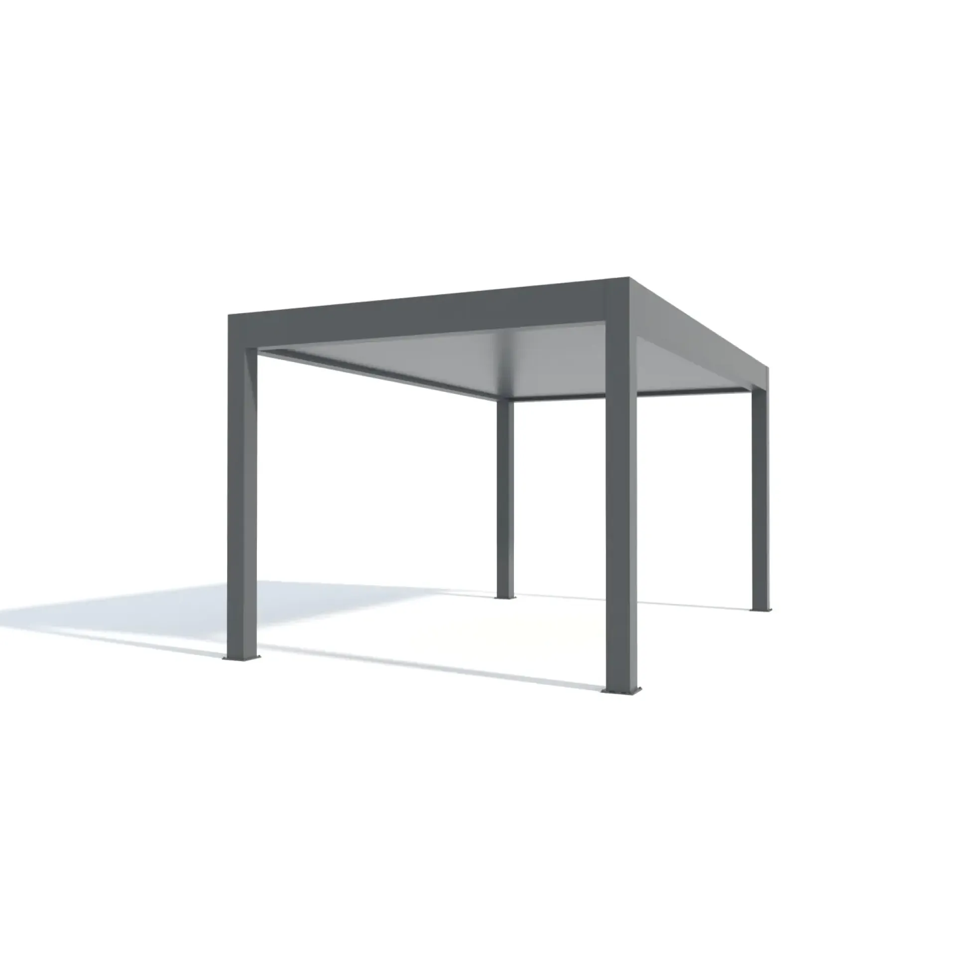 Carport Grandlux 400 x 500 cm grau