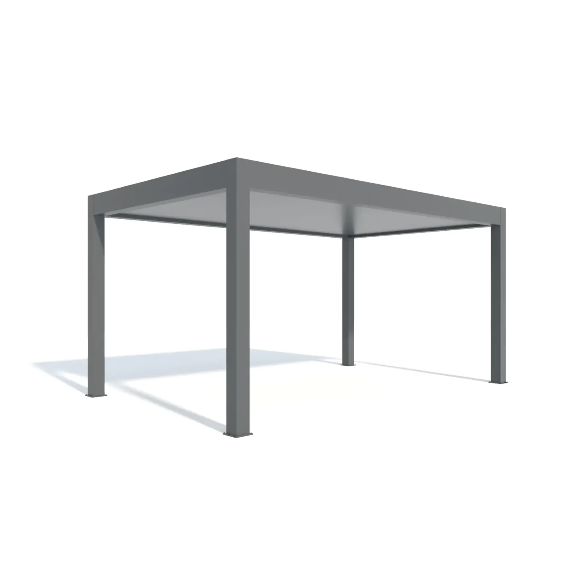 Carport Grandlux 400 x 500 cm grau