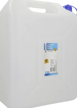 Cartrend Wasserkanister 20 Liter Volumen Kunststoff weiß