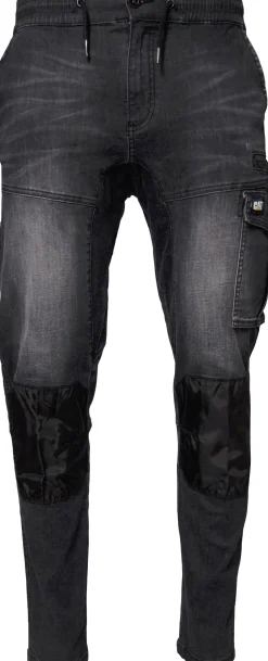 CAT Arbeitshose Dynamic denim schwarz