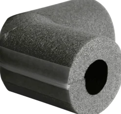 Climatube®Zip PE-Rohrisolierung Bogen grau; Zipverschluss; 15-15