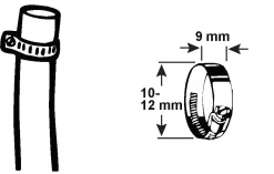 Cornat Schlauchschelle 10 - 16 mm (3/8")