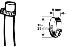 Cornat Schlauchschelle 16 - 25 mm (3/4")