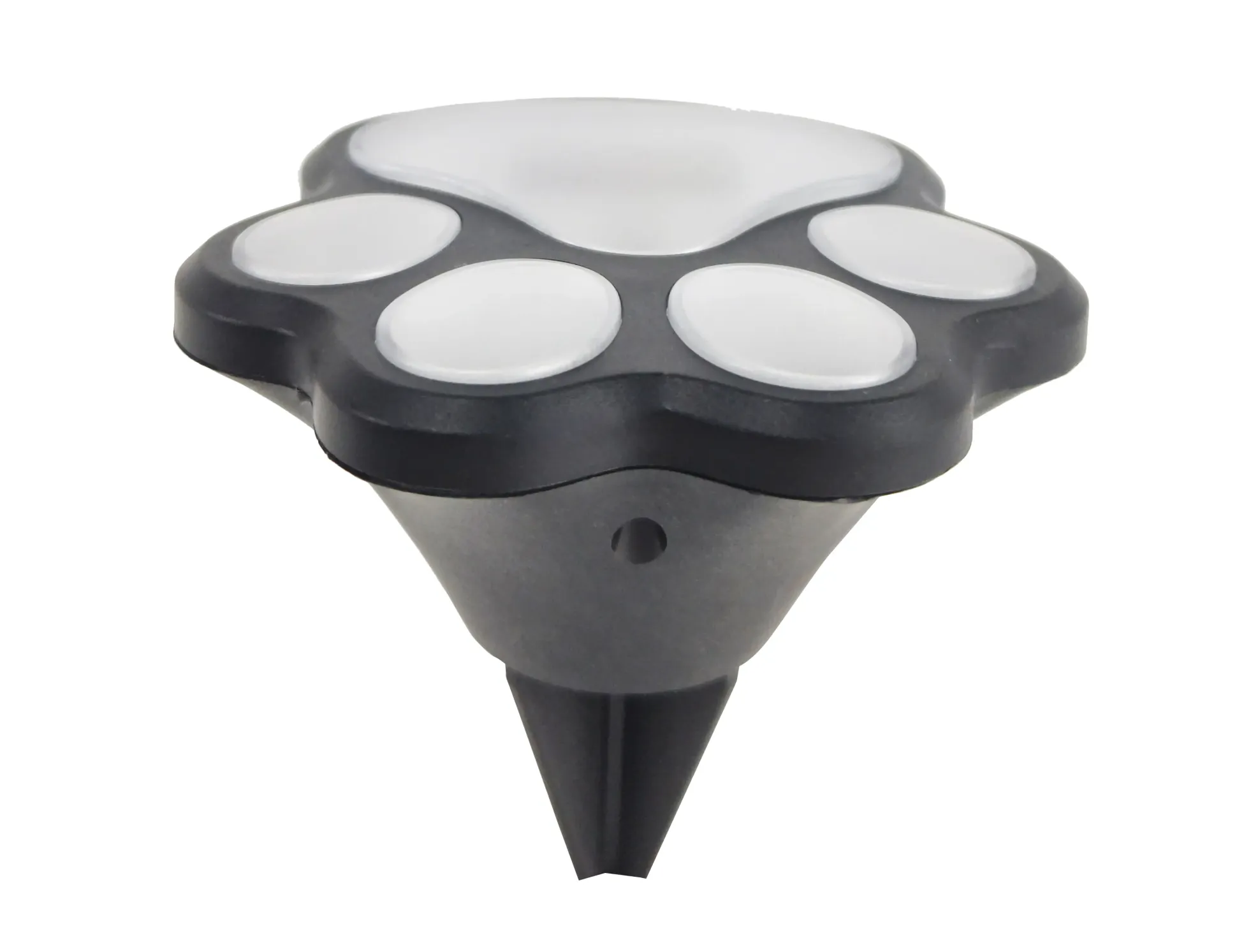 Dapo LED Solarleuchte Dekofigur Pfote weiß