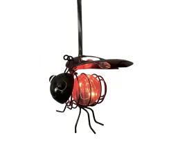 Dapo LED Solarleuchte Dekofigur Ameise warmweiß
