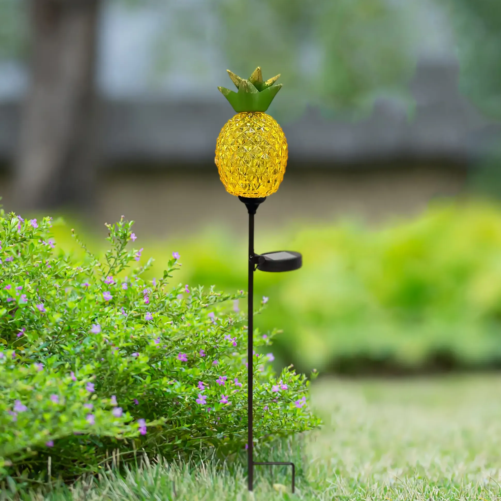 Dapo LED Solarstecker Ananas warmweiß