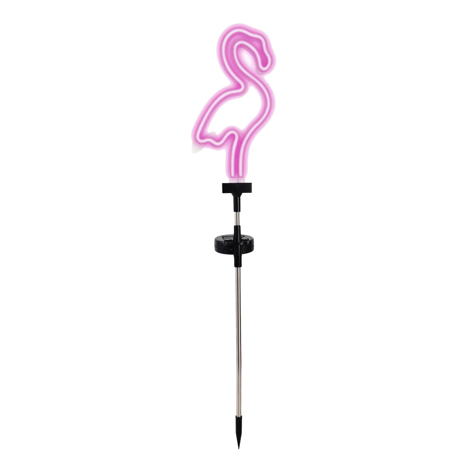 Dapo LED Solarstecker Flamingo pink
