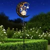 Dapo LED Solarstecker Lichtstab Mondlicht warmweiß
