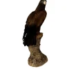 Dekofigur Adler auf Baumstamm 110 x 40 x 50 cm