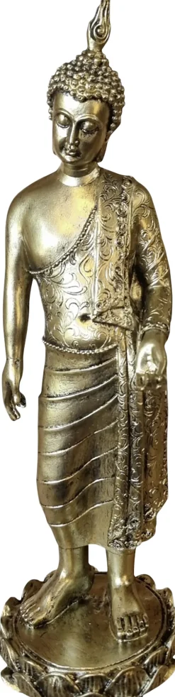 Dekofigur Buddha 39 cm bunt
